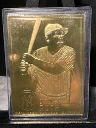 1996 CMG Worldwide Babe Ruth 22k Gold Plated Sealed Card #30 NY New York Yankees | eBay