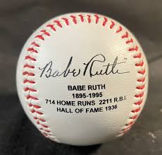 Babe Ruth 1985-1995 Commemorative 100 Anniversary Homerun ...