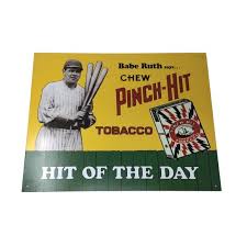 Accents | Babe Ruth Says Chew Pinchhit Hit Of The Day ...