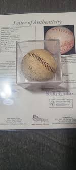 babe ruth signed baseball jsa | eBay