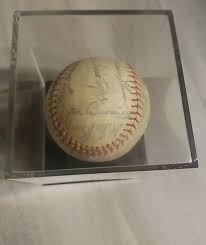 1960s Philadelphia Team Signed Baseball With Display Case | eBay