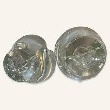 Pair of Mid 20th Century Eva Zeisel Hand Blown Crystal “Baby ...