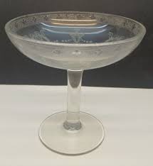 Vintage Federal Glass Clear Depression Madrid 5 1/2 ...