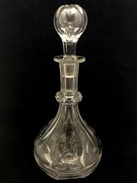 VINTAGE CLEAR CRYSTAL DECANTER | eBay