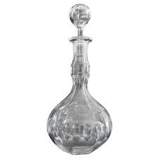 20th Century Crystal Glass Carafe For Sale at 1stDibs