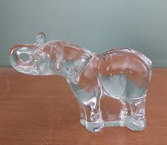 Villeroy & Boch Clear Crystal Elephant Figurine | eBay