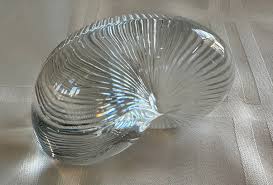 Baccarat Crystal Nautilus Seashell - Made in France ...