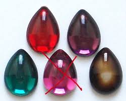 18x13mm (3332) Flawed Ruby Pear Pendeloque Shape Cabochon – MrStones