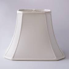 16" Silk Rectangle Cut Corner Table Lamp Shade | Shades of Light
