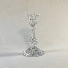 Baccarat Fostoria Bambous Swirl Candlesticks Heavy Spiral Pillar Candle Holder EAPG, - Etsy