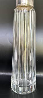 Vintage Atlantis Crystal Sterling Silver Decanter | eBay