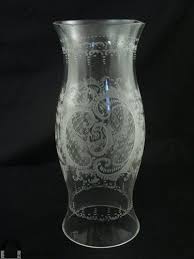 Antique Rare Early Hand Engraved Hurricane Candle Shade ...