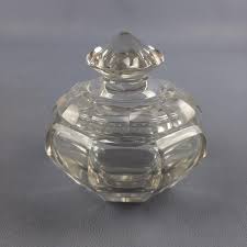 Vintage Clear Cut Murano Crystal Perfume Bottles by Murano ...