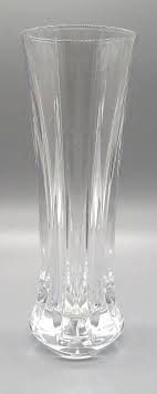 Vintage 24% Leaded Cut Crystal Vase - Deep Flairs - Thick ...