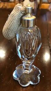 Vintage 1940's Cut Glass/Crystal Perfume Atomizer | eBay