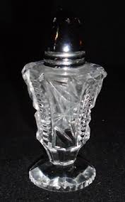 Salt & Pepper Shakers Cut Crystal Clear Glass 3" Tall 1.5 Across Vintage | eBay