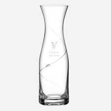 Brand Monogrammed Diamante Silhouette Carafe, 33.8oz ...