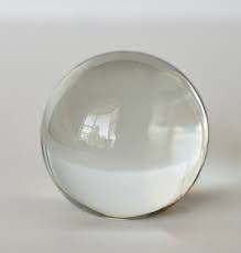 Vintage Paperweight Clear Art Glass Small "Fortune Telling ...