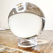Clear Glass Crystal Ball for Divination Scry Scrying - 60mm ...
