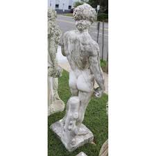 Sold at Auction: Antique Life Size Cement Statue of a Classical