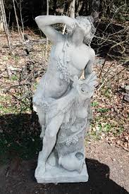 Sold at Auction: Sandstone Garden Statue of the Greek God Bacchus, Ht. 57"