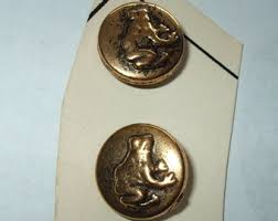 Vintage NOS Frog Buttons, Goldtone Button on Card, Old Deadstock - Etsy