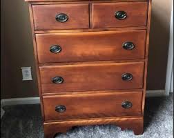 Vintage Cushman Colonial Creations Rupert Collection 5 Drawer Chest No. 8144 Lover Antiques and Vintage - Etsy