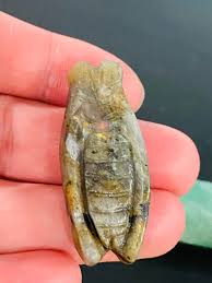 Labradorite Cicada Figurine (1.9") - Etsy