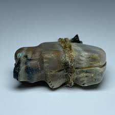 Native Zuni Carved Stone Bear Fetish By Kevin Quam | eBay