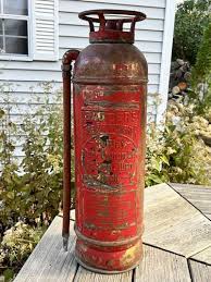 Red Brass Fire Extinguisher | eBay