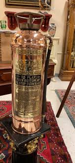 Vintage Buffalo Copper/Brass Fire Extinguisher - Branford ...