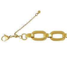 Blacke Big and Small Chain Bracelet