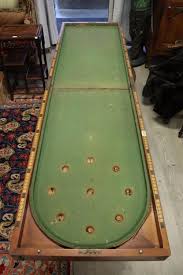 Sold at Auction: Antique mahogany folding Bagatelle table ...