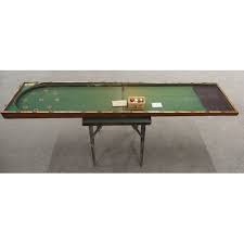 Antique Bagatelle flip top games table with stand complete ...