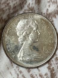 1966 Silver Canadian Dollar Coin-Queen Elizabeth II B08 | eBay