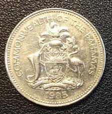 old world coin BAHAMAS 25 cents "Sailboat" Quarter As Shown ...