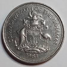 The Bahamas - 25 Cents - 1981 : r/coins