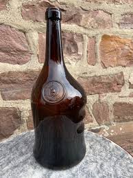 C-1960 Italian Barolo Cantine Pippione Wine Brown Amber Glass Demijohn ONION Bottle Carboy Carboy Brown - Etsy