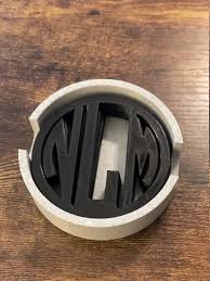 3D Printed - Custom Monogram Initial Drink Coasters - Etsy