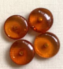 4 Genuine Baltic Perfect 9mm Amber Beads, Vintage Stock ...