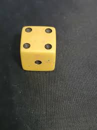 Vintage Bakelite Dice 1960s Butterscotch with black pips specks of color in it. | eBay