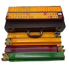 Mah Jong Strategy Tile Vintage Manufacture Board Traditional Games for sale | eBay