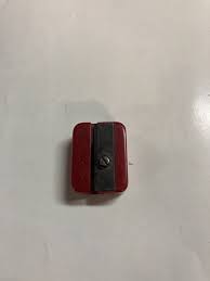 Vintage Original 1 Inch Bakelite red pencil sharpener Nice Swirl To It | eBay