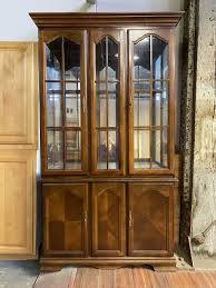 Antique China Cabinet 3 Drawers TRP - The ReUse People