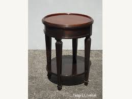 Vintage Baker Furniture Co. Brown Side Drinks Table Two Tier ...