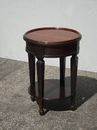Vintage Baker Furniture Co. Brown Drinks Table Side Table ...