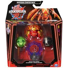 Bakugan Starter 3-Pack, Special Attack Spidra, Dragonoid ...