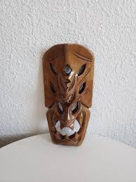 Filipino Mythical Bakunava Dragon Wooden Laquered Tribal Ethnic Mask. Handcarved Folk Art - Etsy