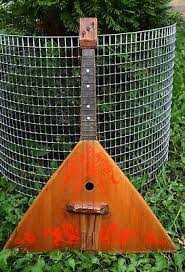 Vintage musical instrument balalaika, 3 strings, USSR ...