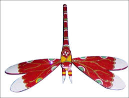 bamboo finger balancing dragonfly